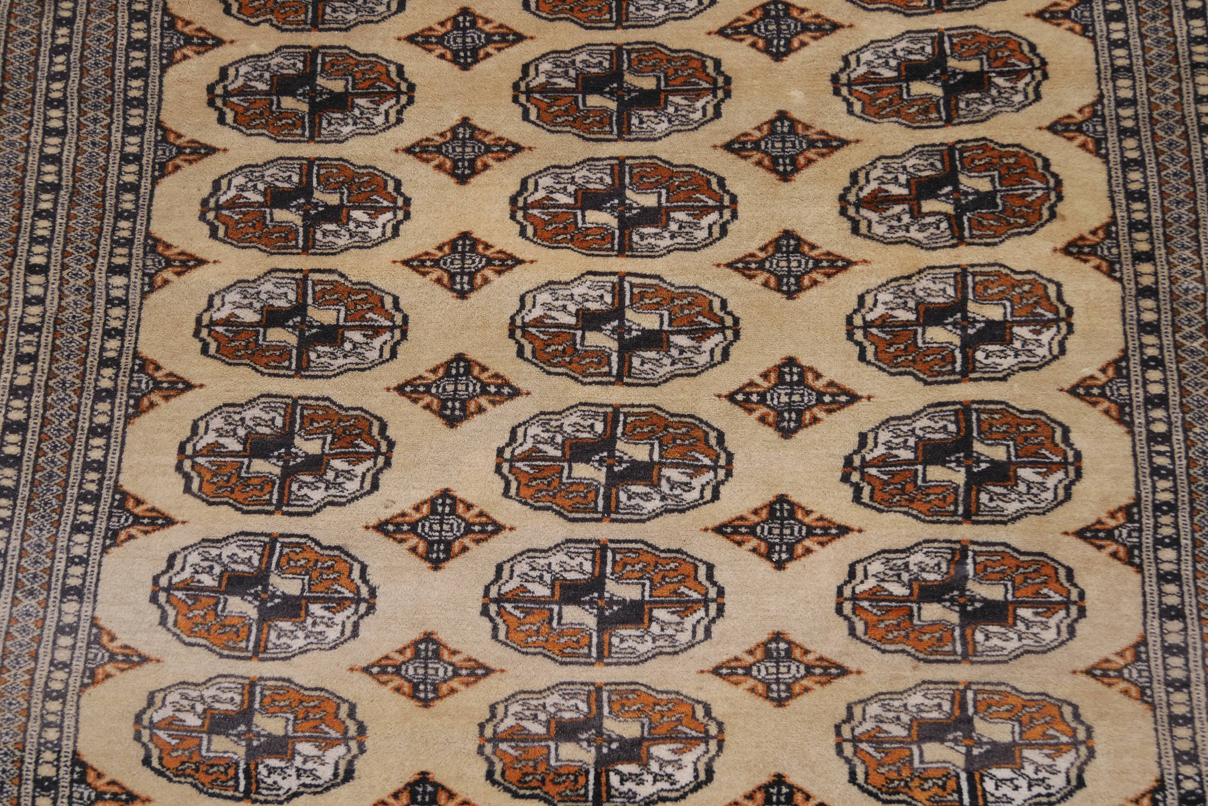 Handmade Oriental Carpet Bukhara Pakistan