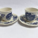 6 coffee cups Sarreguemines BP