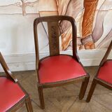 Art deco gondola chairs