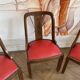 Chaises art déco gondole