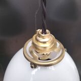 Opaline pendant lights