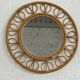 1950s round mirror in bamboo and rattan Franco Albini