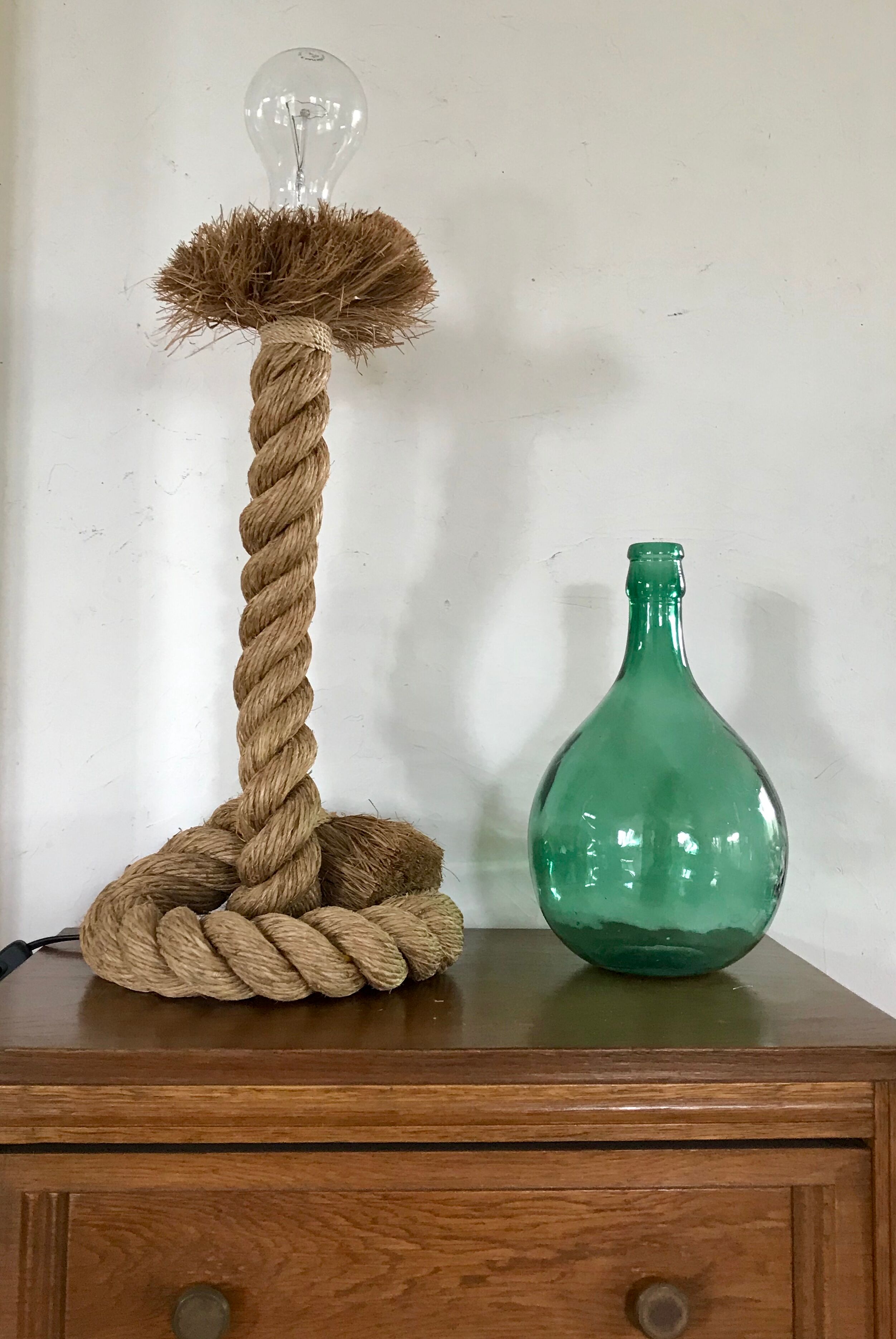 Rope vintage lamp