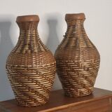 Rattan bottle