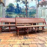 Drucker house benches