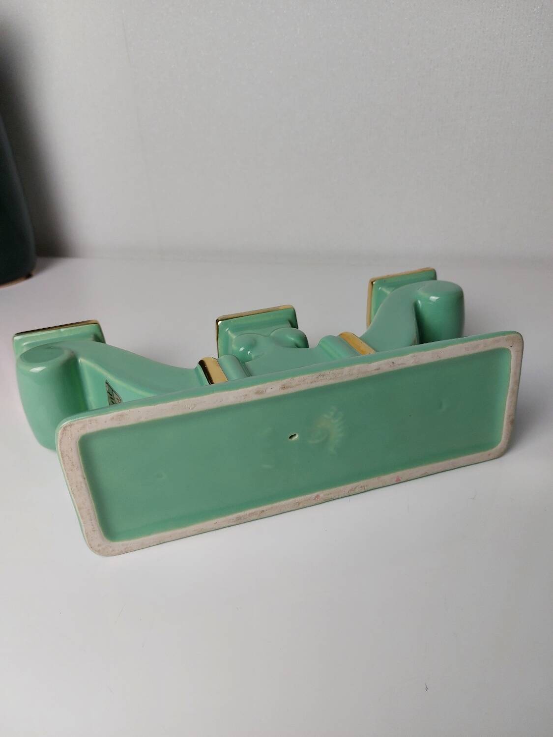 Art Deco St Clément ceramic candle holder