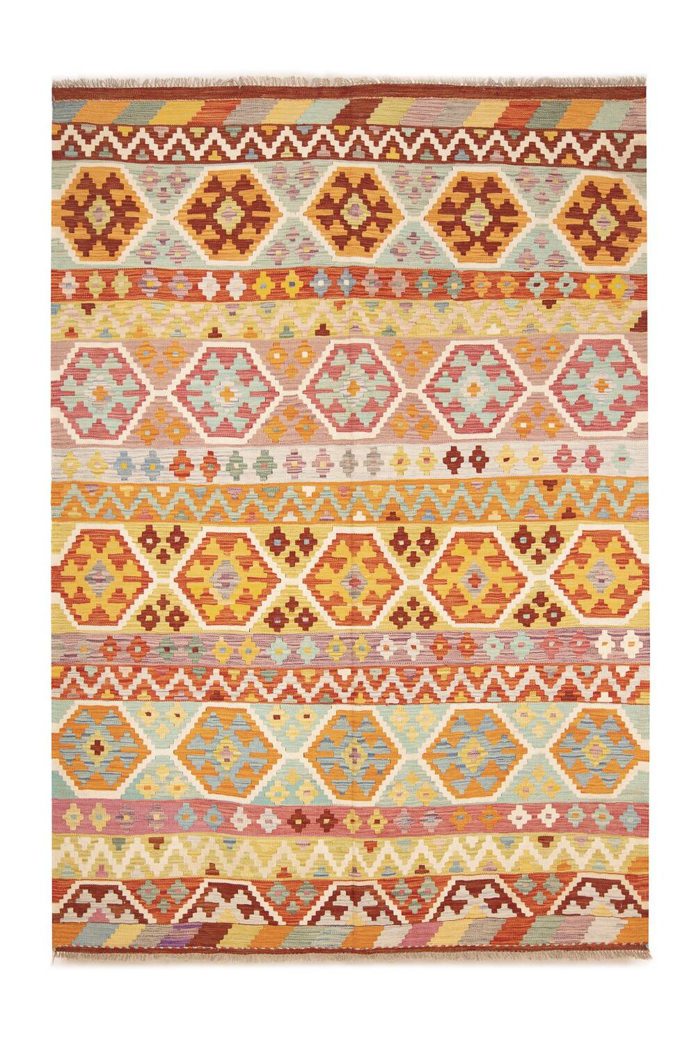 Afghan Pachtoune kilim 254 x 175 cm