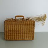 Rattan suitcase