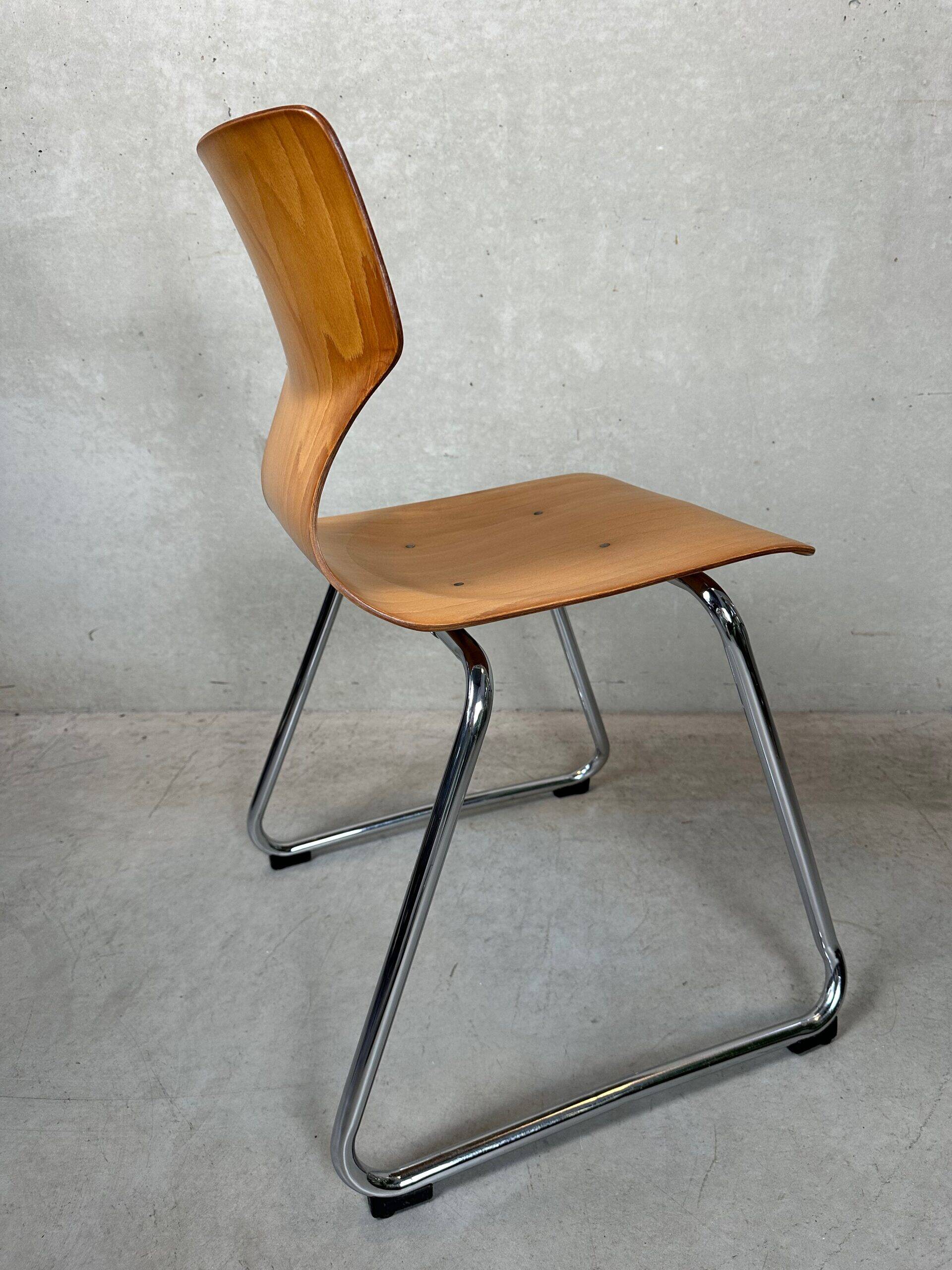 Vintage Pagholz plywood chair – Adam Stegner, 1970s