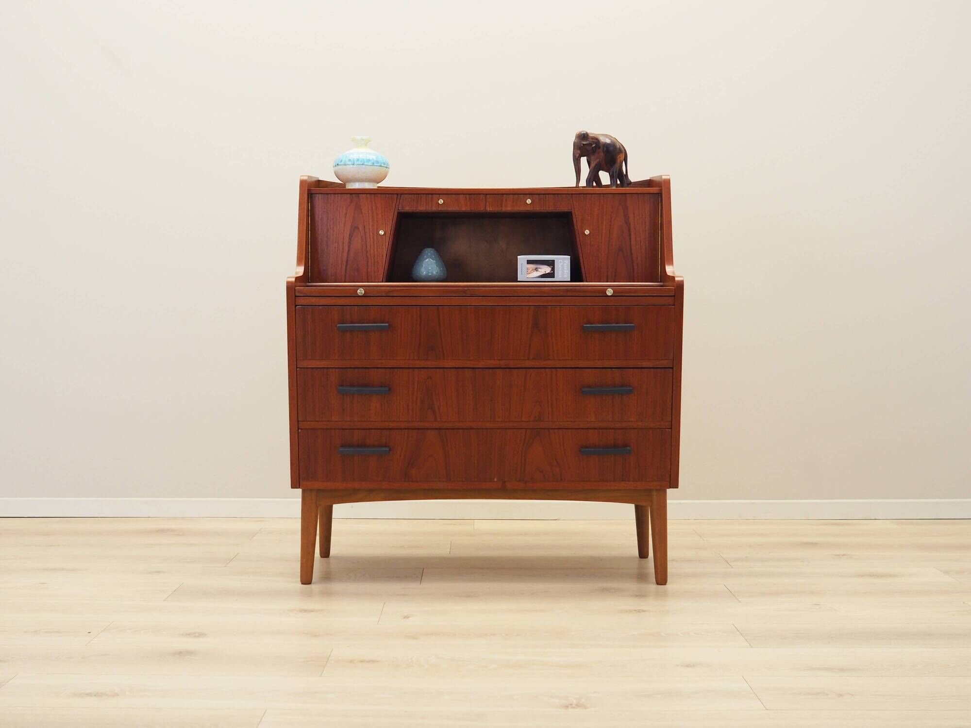 Teak secretary, Danish design, 1970s, production: Denmark
