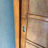 Design wardrobe by René Gabriel in solid wood circa 1945.