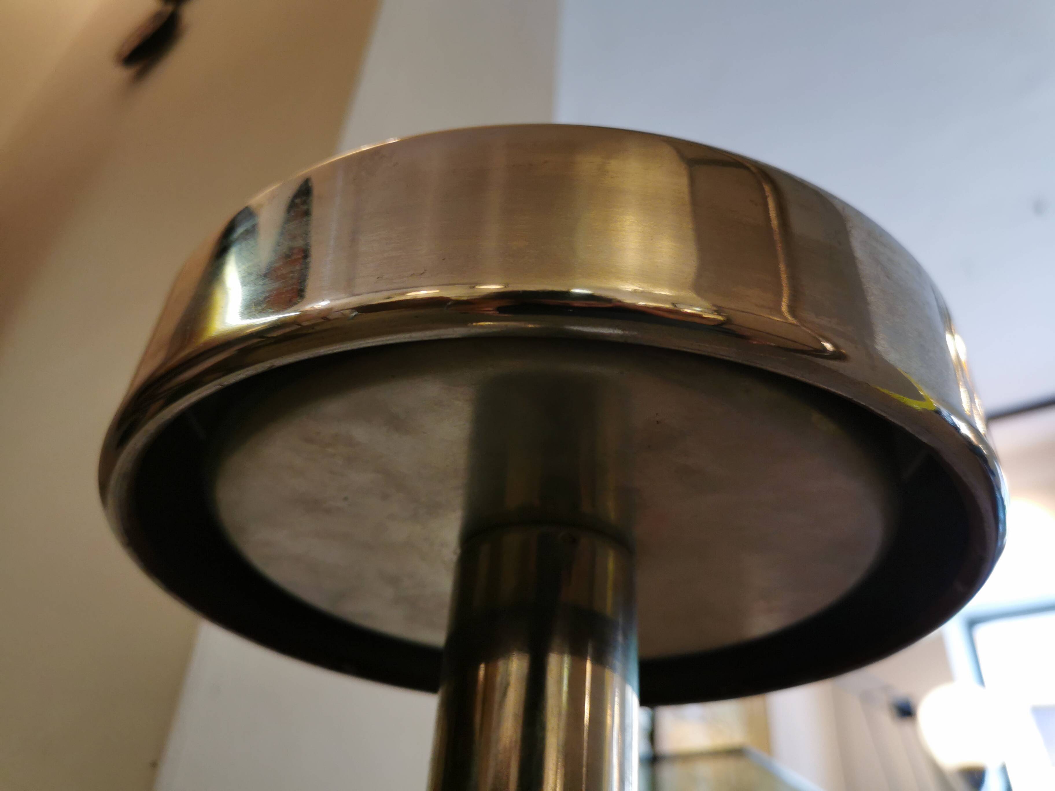 Champagne bucket holder in vintage chrome metal