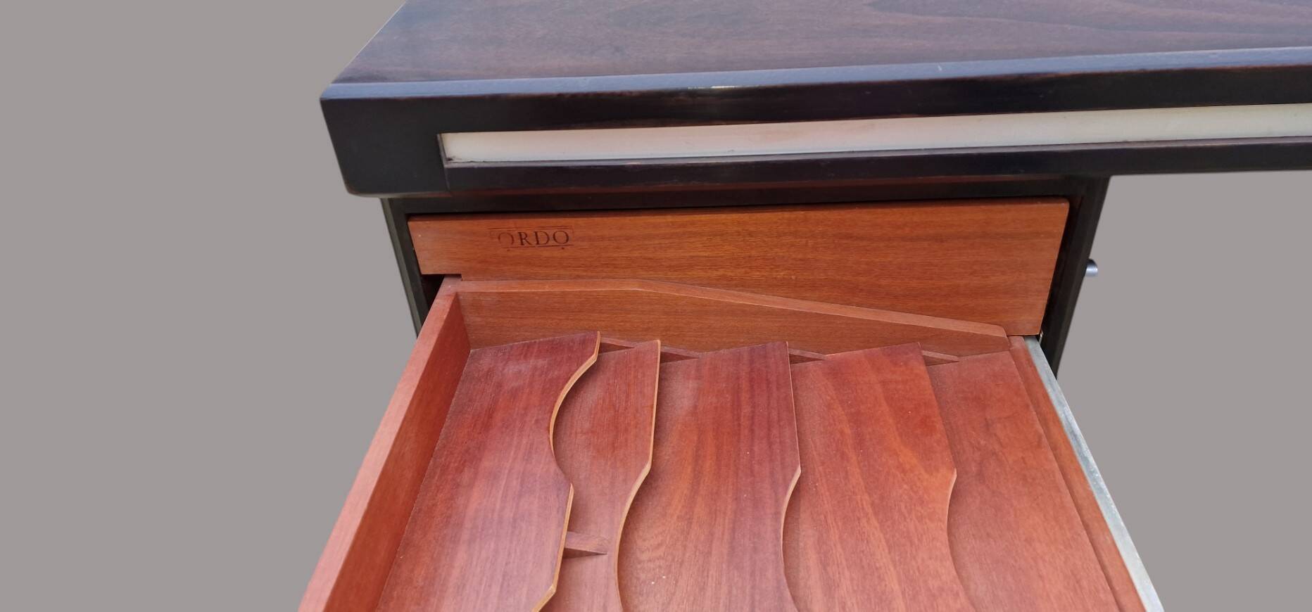 Bureau de direction vintage 1970 signé ORDO