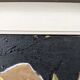 Mid-Century Modern Swedish Oil Painting "White Village" Vintage Framed Landscape