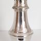 Silver-plated sugar shaker with fluted edges