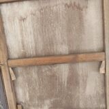 Oil painting on old canvas