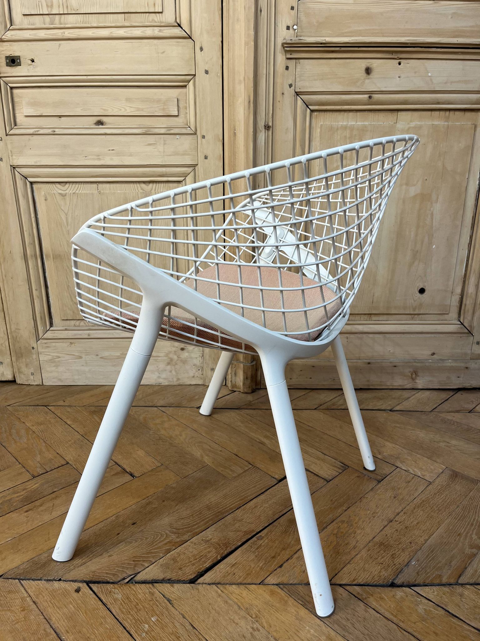 Kobi chair pair by alias + boma side table by kettal