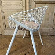 Kobi chair pair by alias + boma side table by kettal