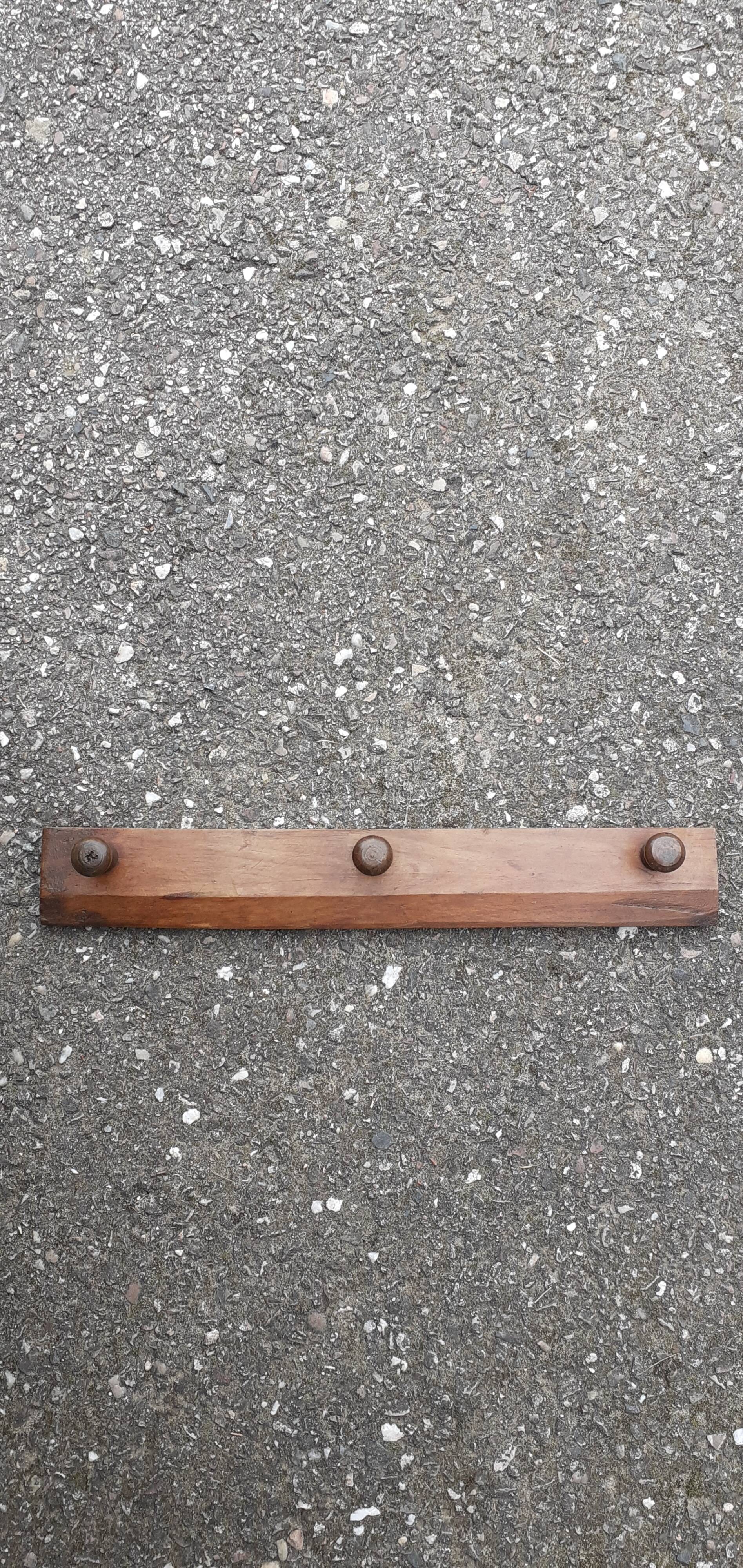 Vintage wall coat rack