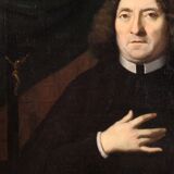 Portrait signed gerrit van gimning and dated 1715