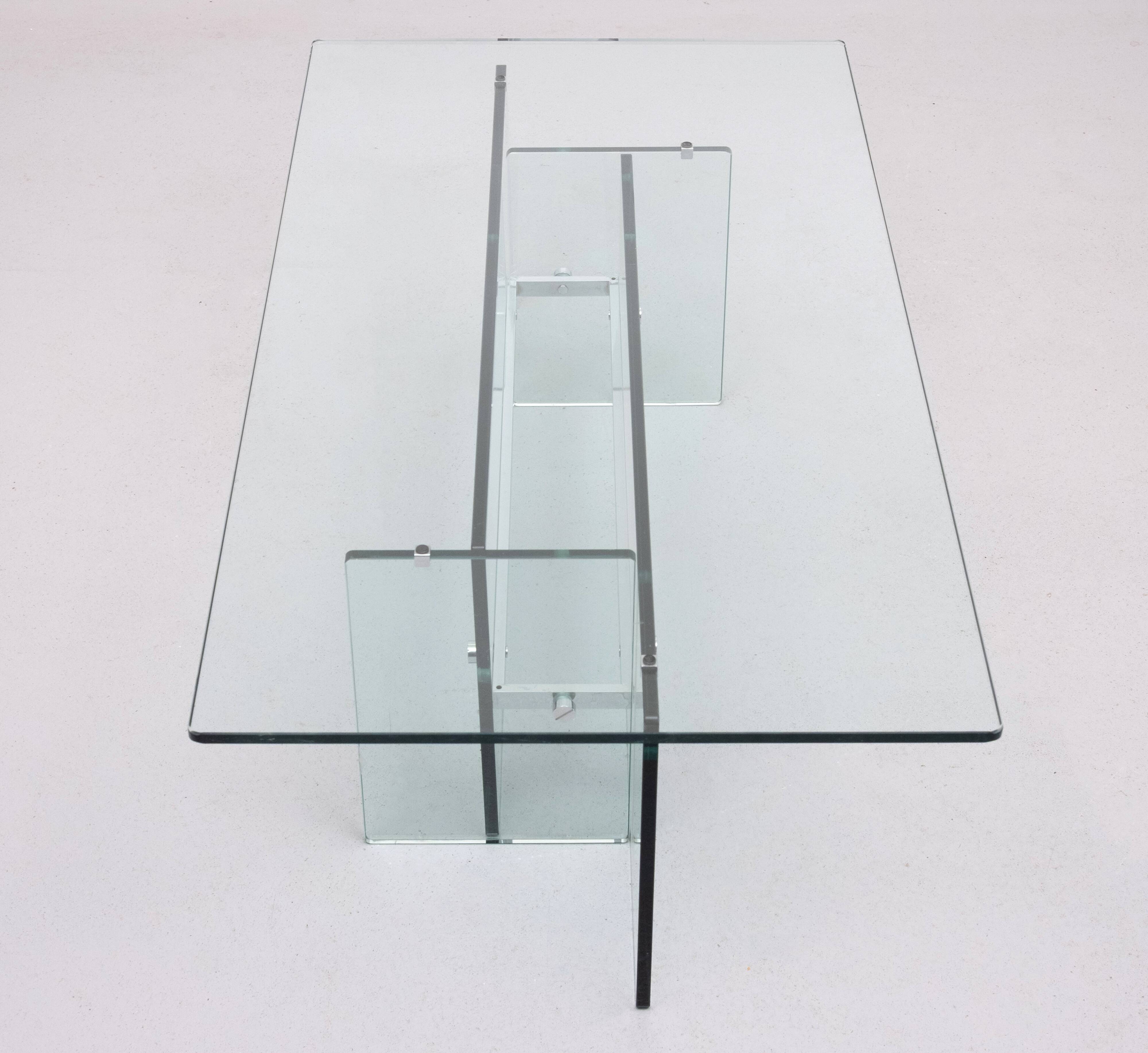 Fontana Arte Glass Coffee Table 1970, Italy