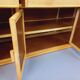 Vintage storage unit in rattan and woven rattan from the 1970s.