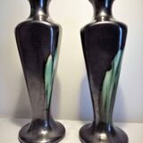 Pair of Airain ceramic vases from Thulin