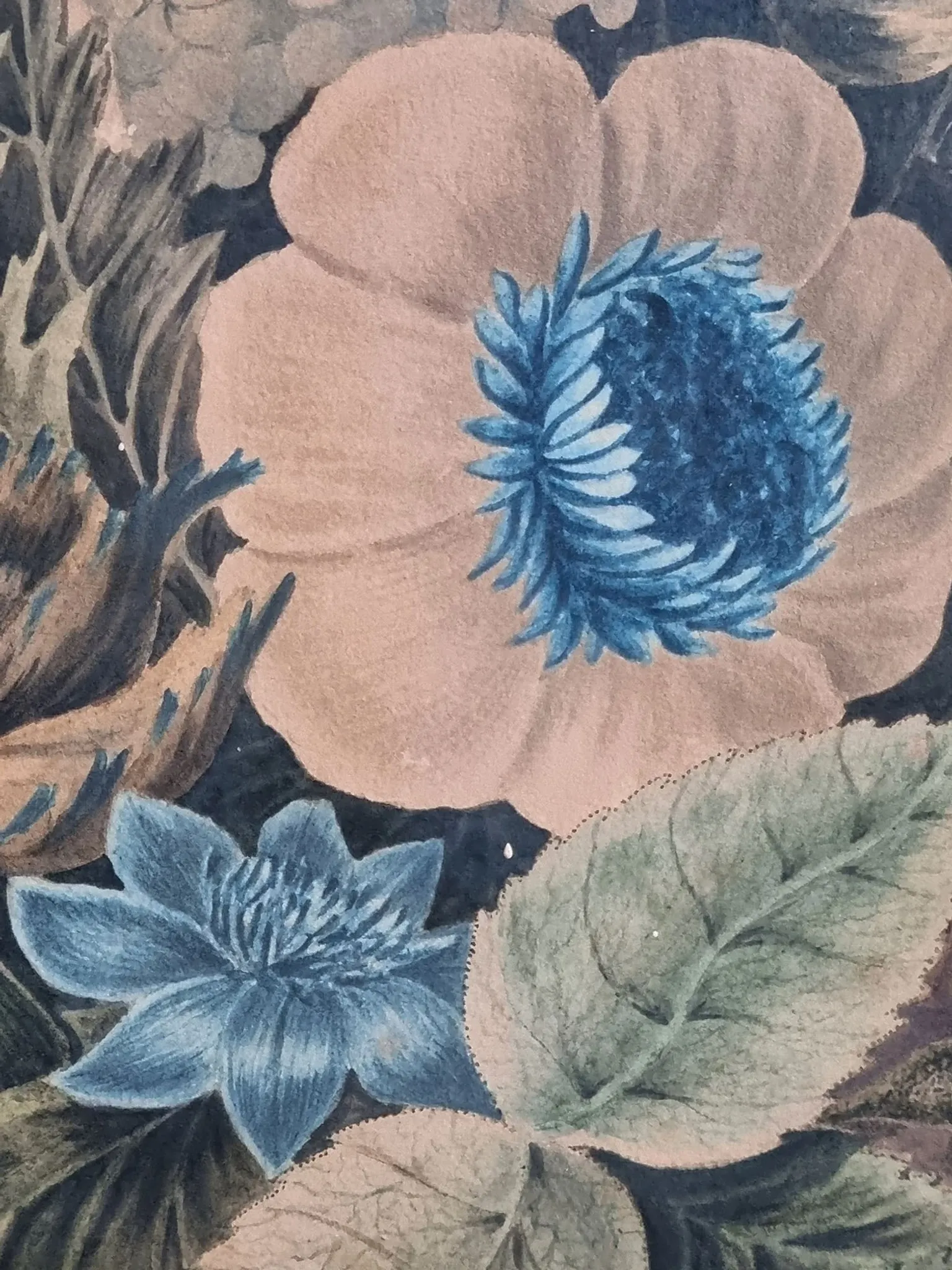 Pair of neoclassical flower still lifes – F.M. de Spaen-de Bylandt, 1809