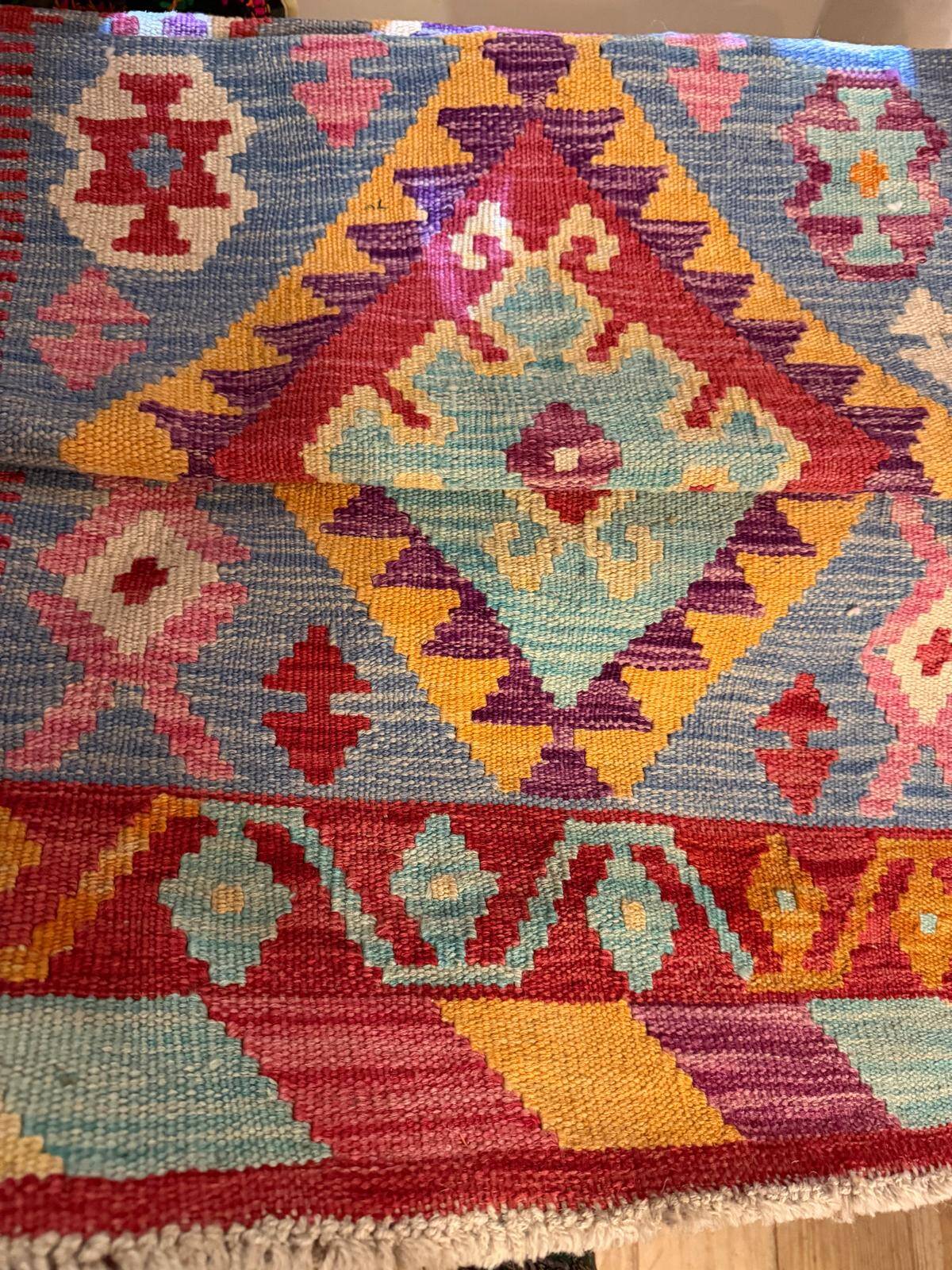 Afghan Pachtoune corridor rug 240 x 76 cm