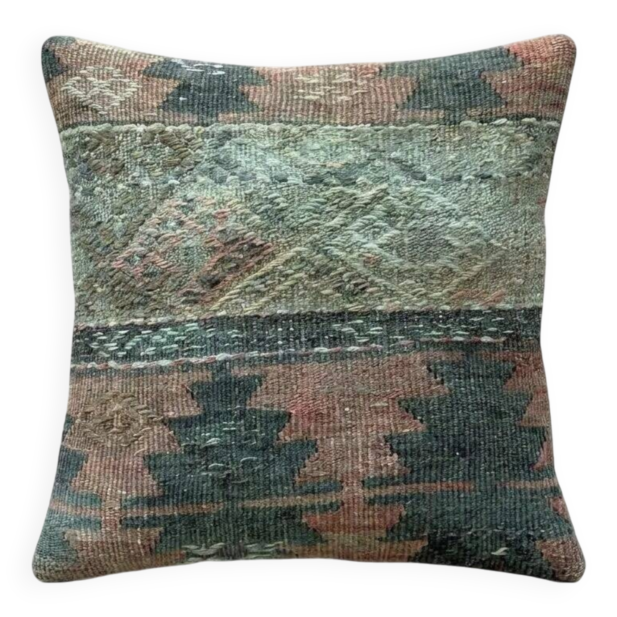 Vintage kilim cushion cover 41x41 cm