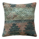 Housse de coussin kilim vintage 41x41 cm