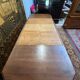 Table à manger art deco pied central