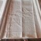 Large antique linen sheet monogrammed AH