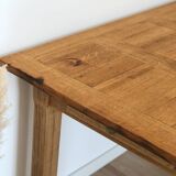 Vintage solid oak farmhouse table