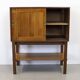 Mid Century Cherry and Teak Linen Cabinet, 1960s