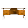 Model 75 Teak Desk by Gunni Omann for Omann Jun Furniture Factory, 1960s