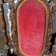 Pair of antique armchairs, carved in walnut