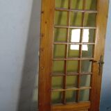 Solid oak glass door