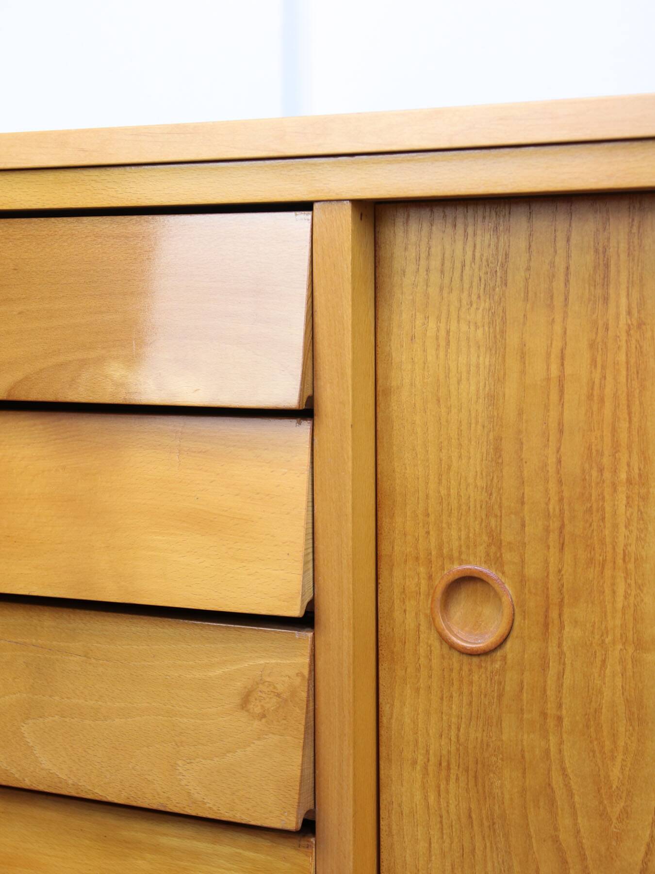 Mid-Century Italian Wooden Sideboard, 1950s