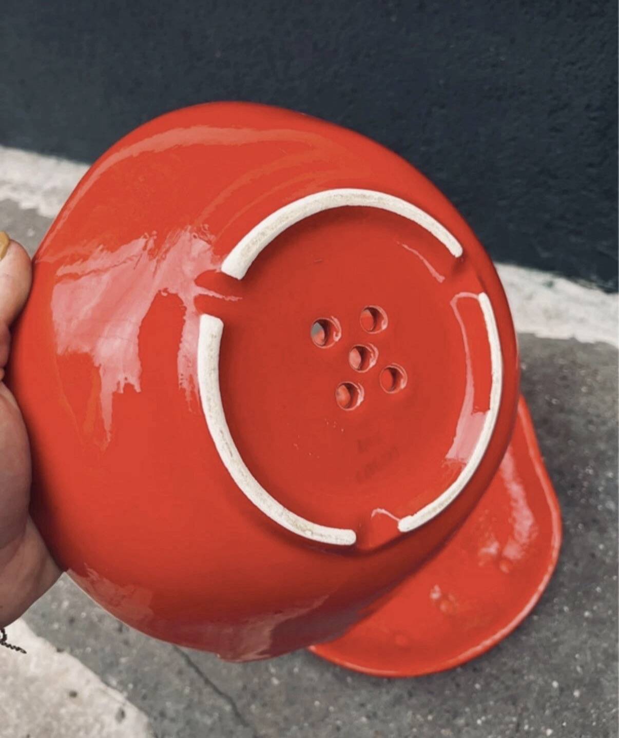 Vintage Ceramic Strawberry Fruit Drainer