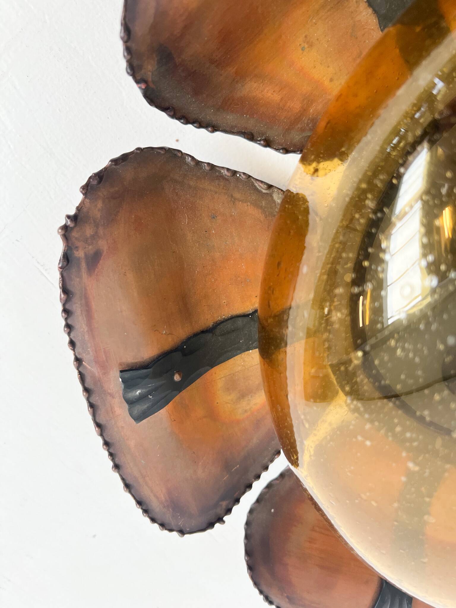 Brutalist air bubble ceiling lamp by Koch & Söhne, 1960’s