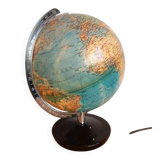 Vintage illuminated globe
