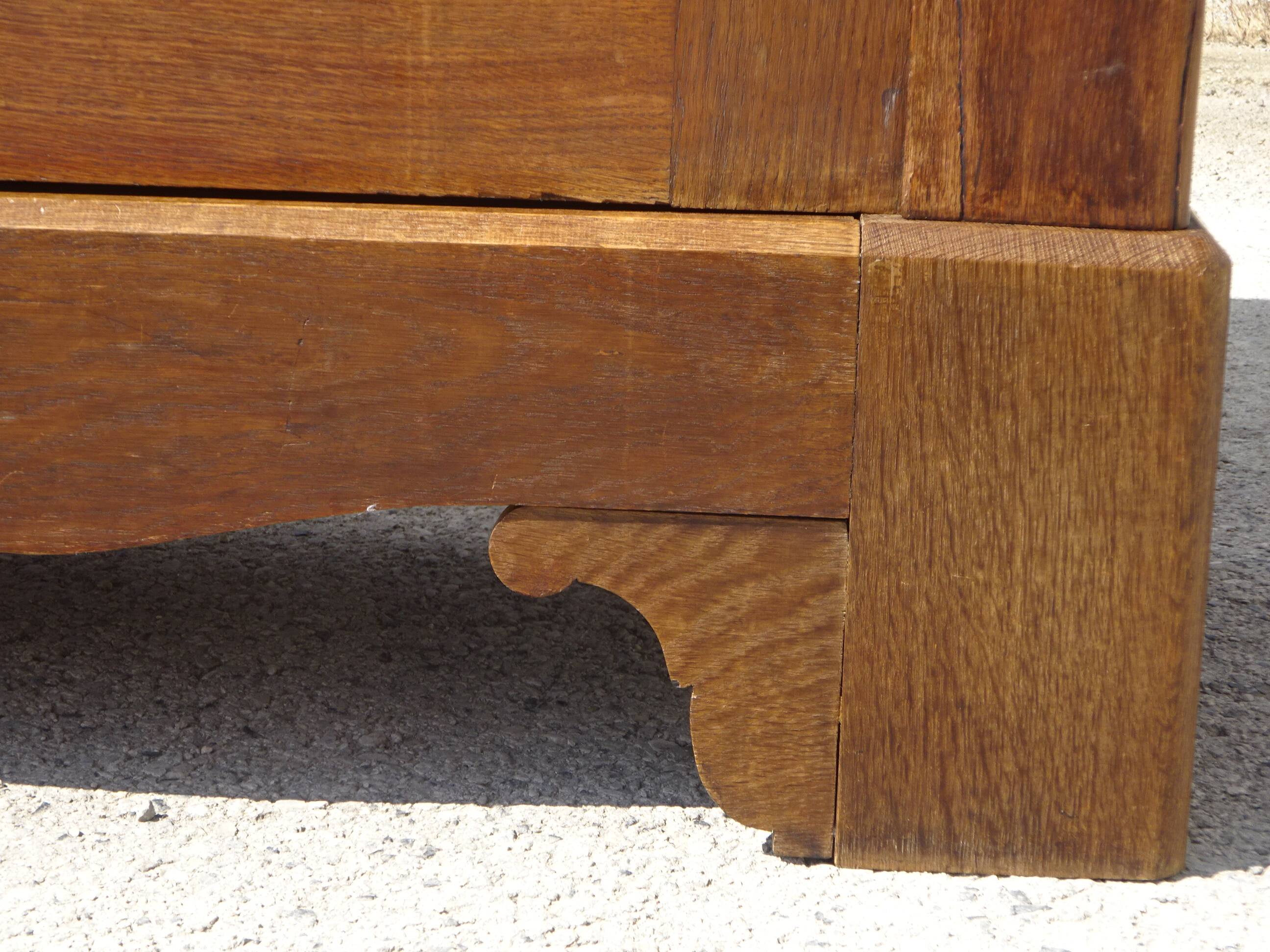 Large Parisian wardrobe in solid oak