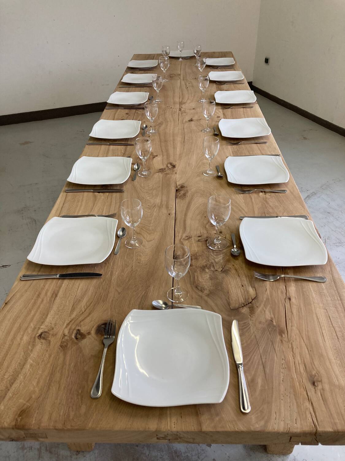 Table de ferme XXXL en 6 pieds