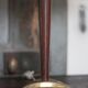 Pair of tripod lamps, 1950s design, bedside lamp, decor.