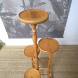 Porte plante bois 1980