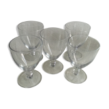 Lot of 5 glasses
