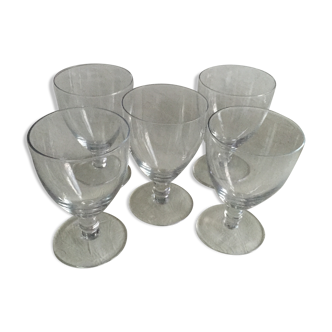 Lot of 5 glasses