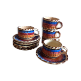 Lot de 5 tasses à café en ceramique