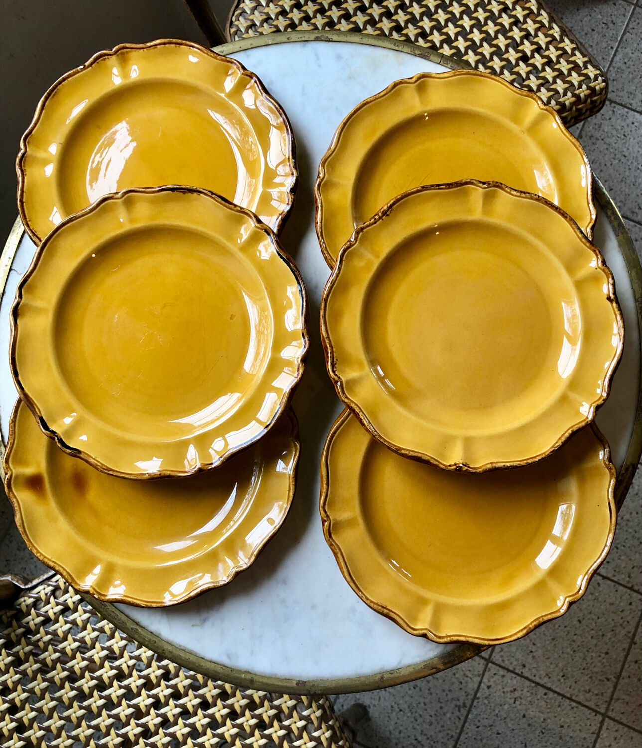 Valflam adp dessert plates